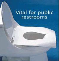 Paper Flushable toilet seat covers 